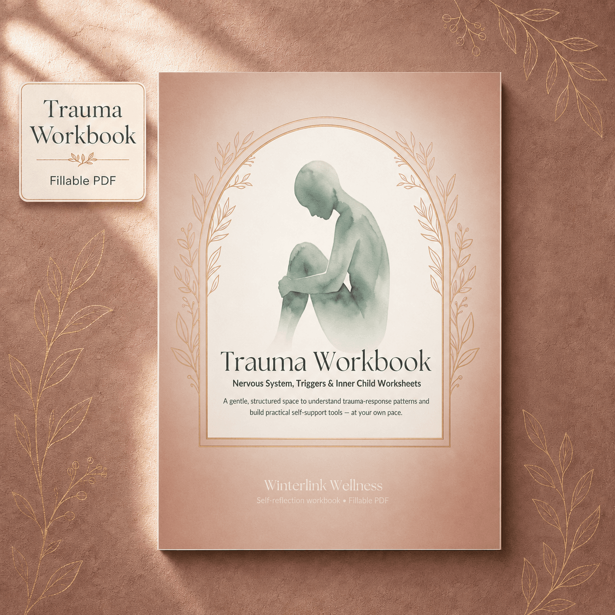Trauma Workbook printable cover preview